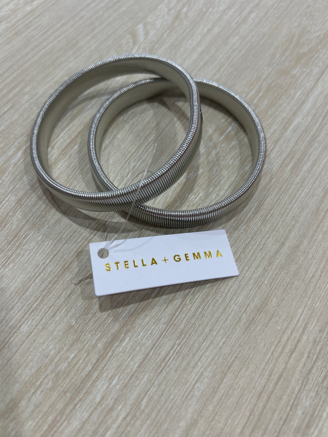 Stella + Gemma Sleeve Keepers Silver