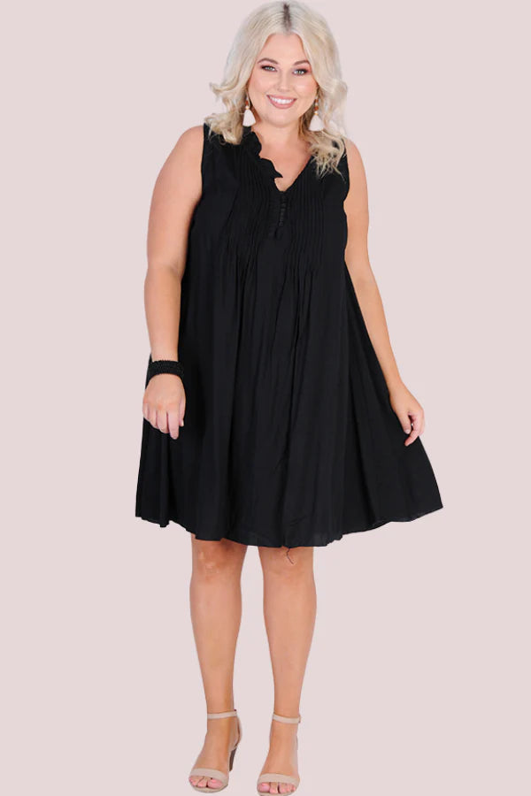 Lombok Dress Black Rayanna Caloundra
