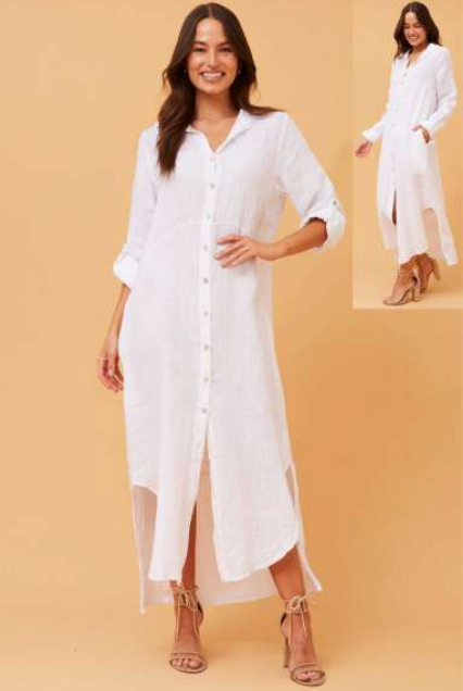 Bedarra Linen Maxi