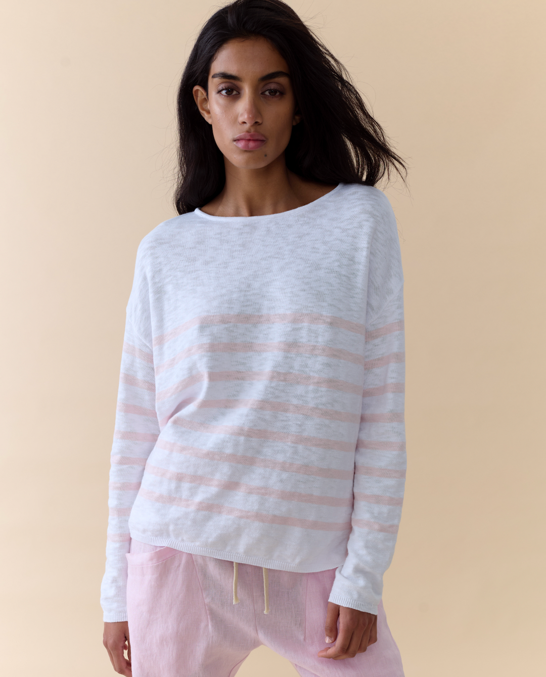 Bobbie Top White/Pink