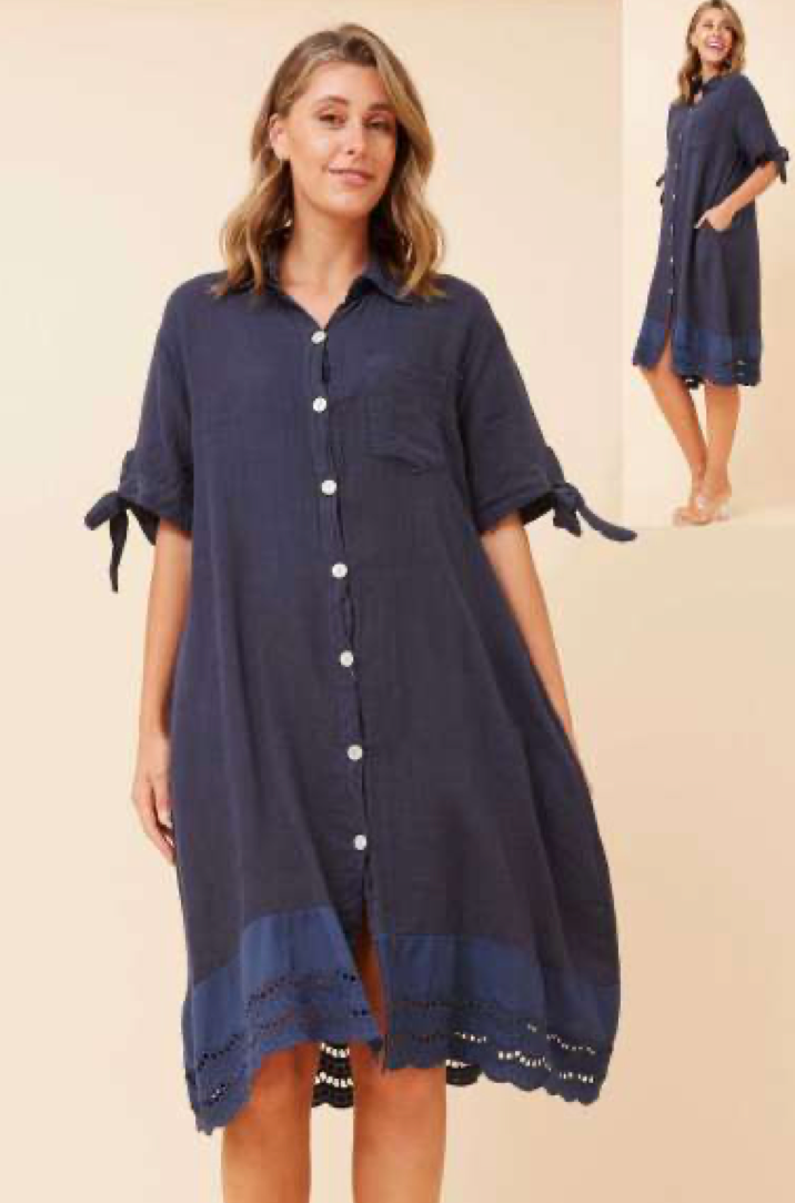 Haven Linen Dress