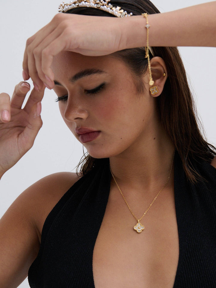 Clover 18K Gold Plated Bracelet