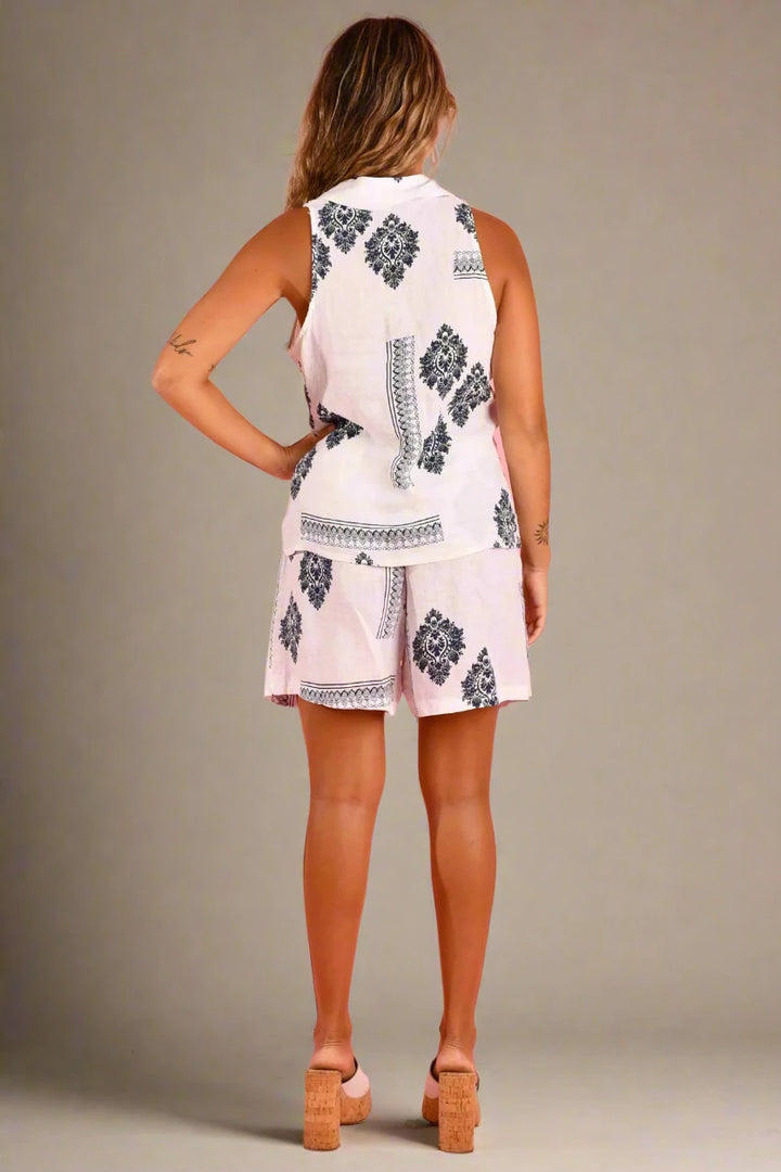 Giovanna Linen Top