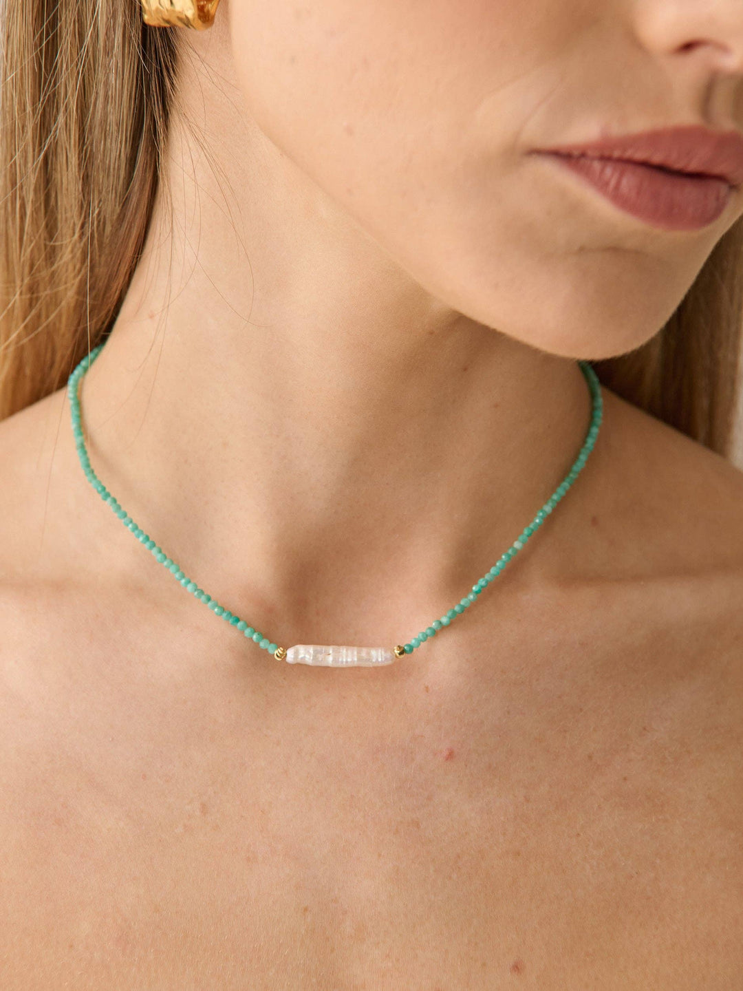 Pearl Beaded Necklace