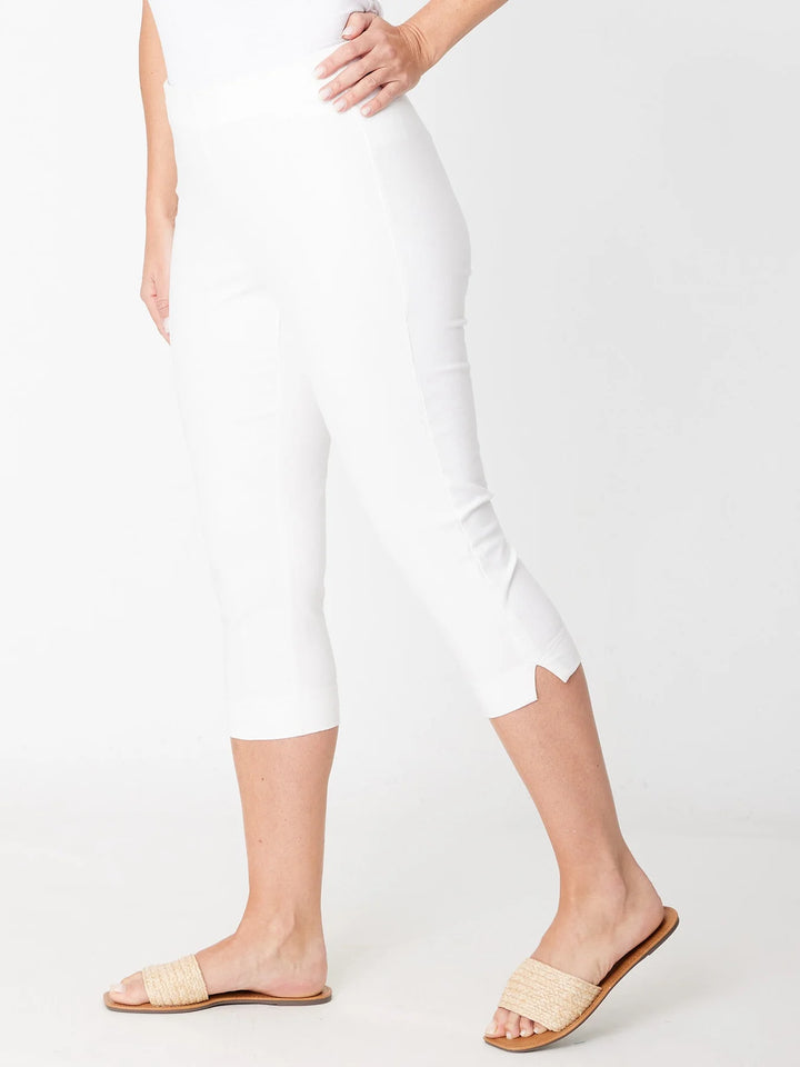 Cottolene Crop 3/4 Pant White