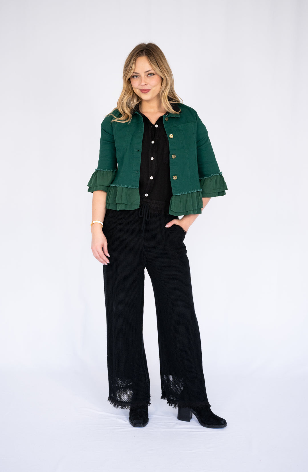 Frills Jacket Forrest