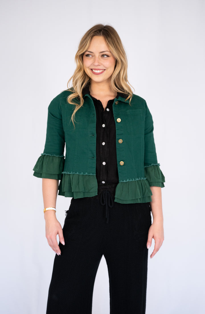 Frills Jacket Forrest