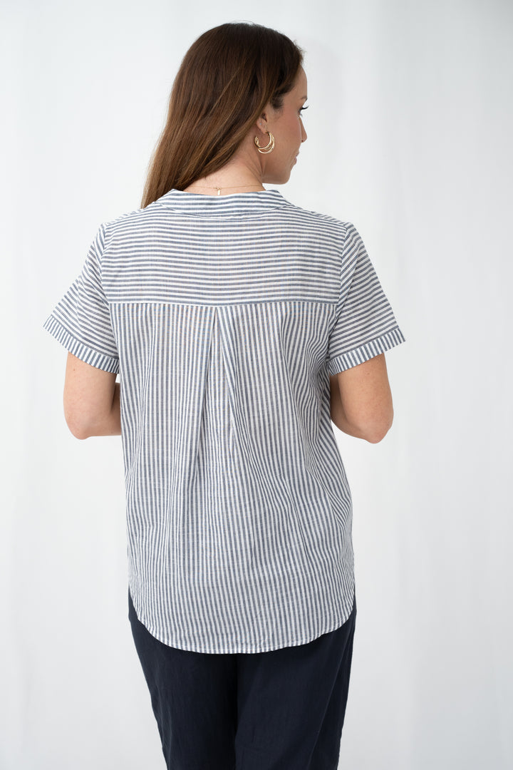 Jolie Striped Cotton Shirt