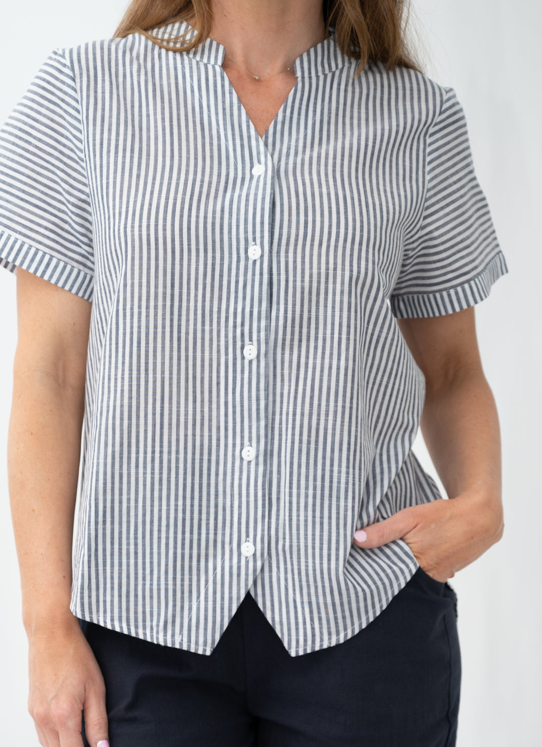 Jolie Striped Cotton Shirt