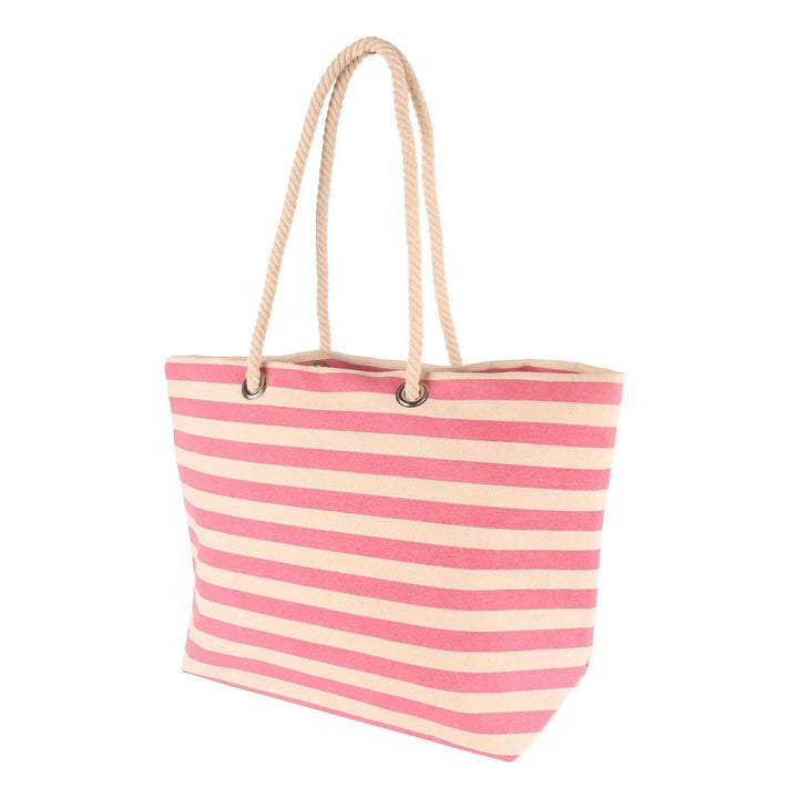 Canvas Beach Bag Bubblegum
