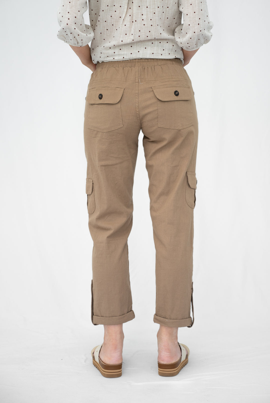 Corrie Cargo Pants Taupe