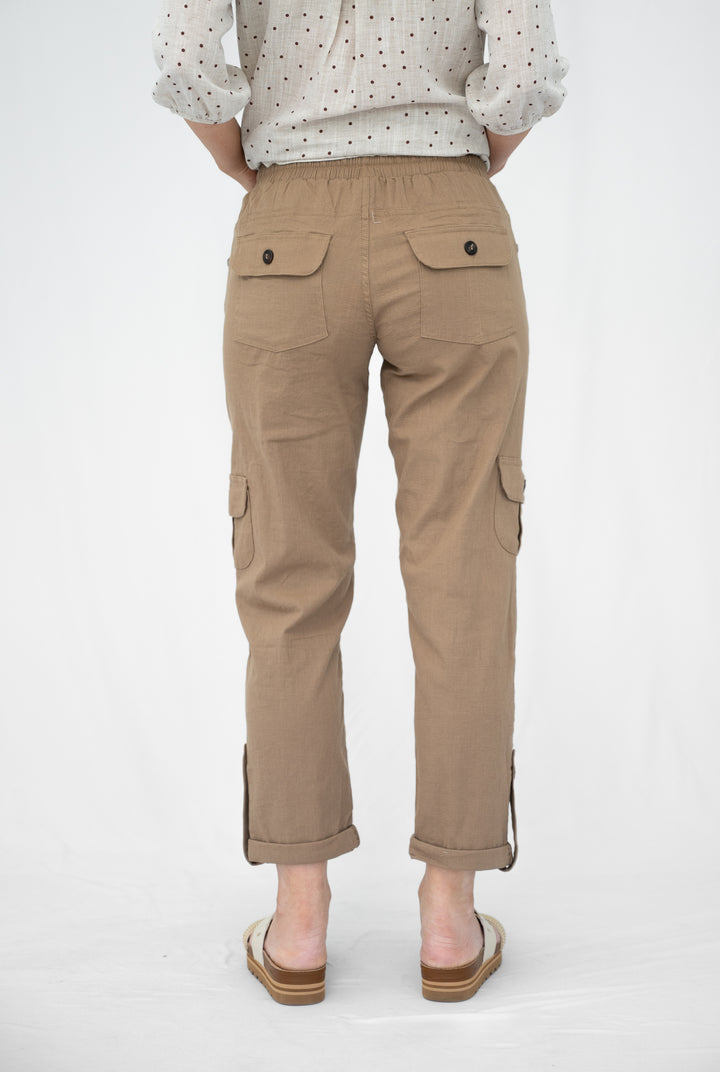 Corrie Cargo Pants Taupe
