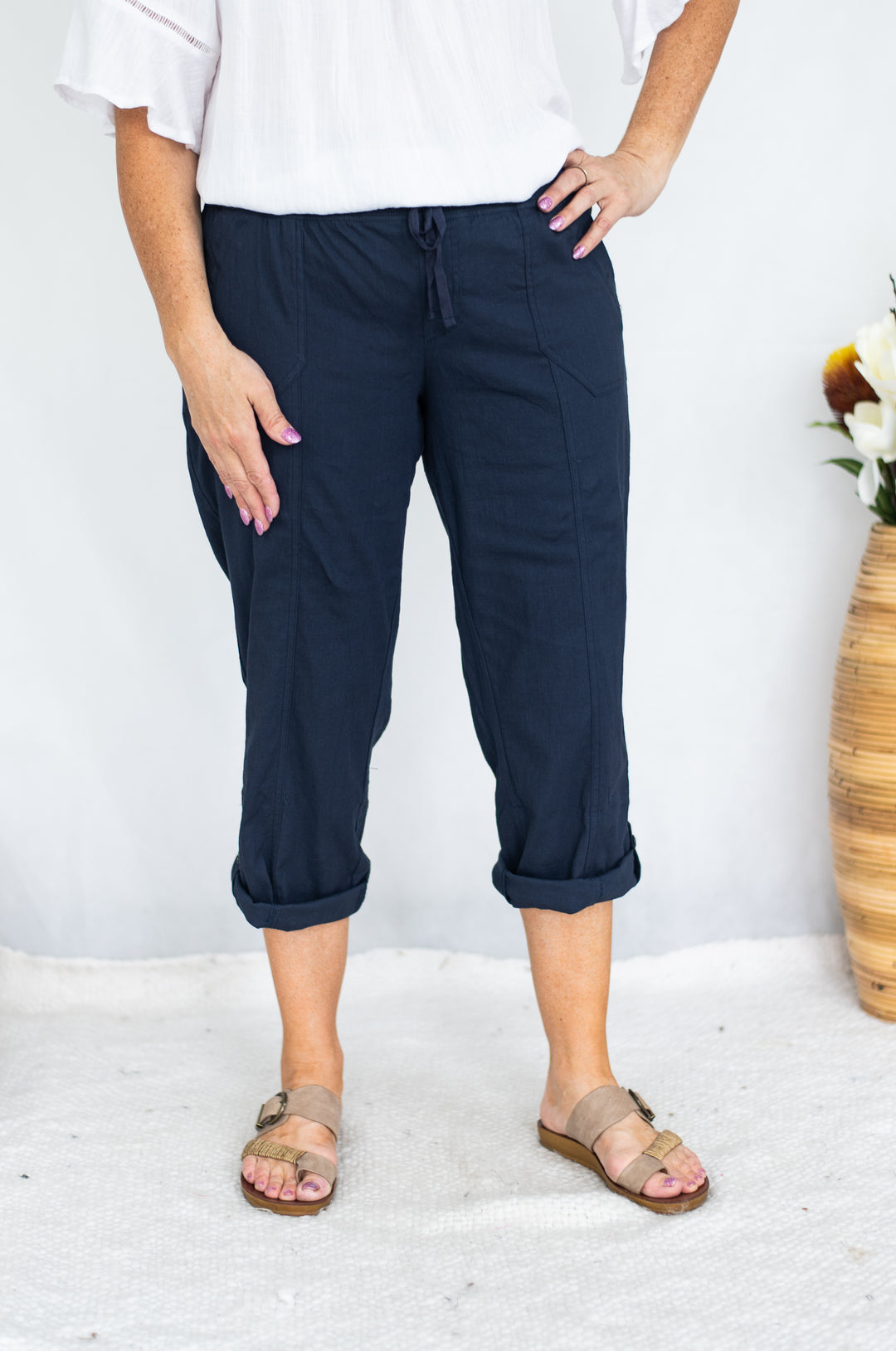 Corrie Cargo Pants Navy