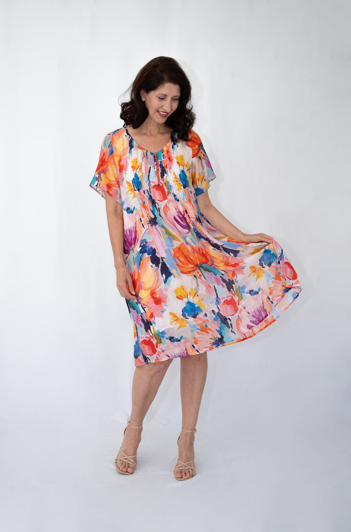 Watercolour Bloom Dress