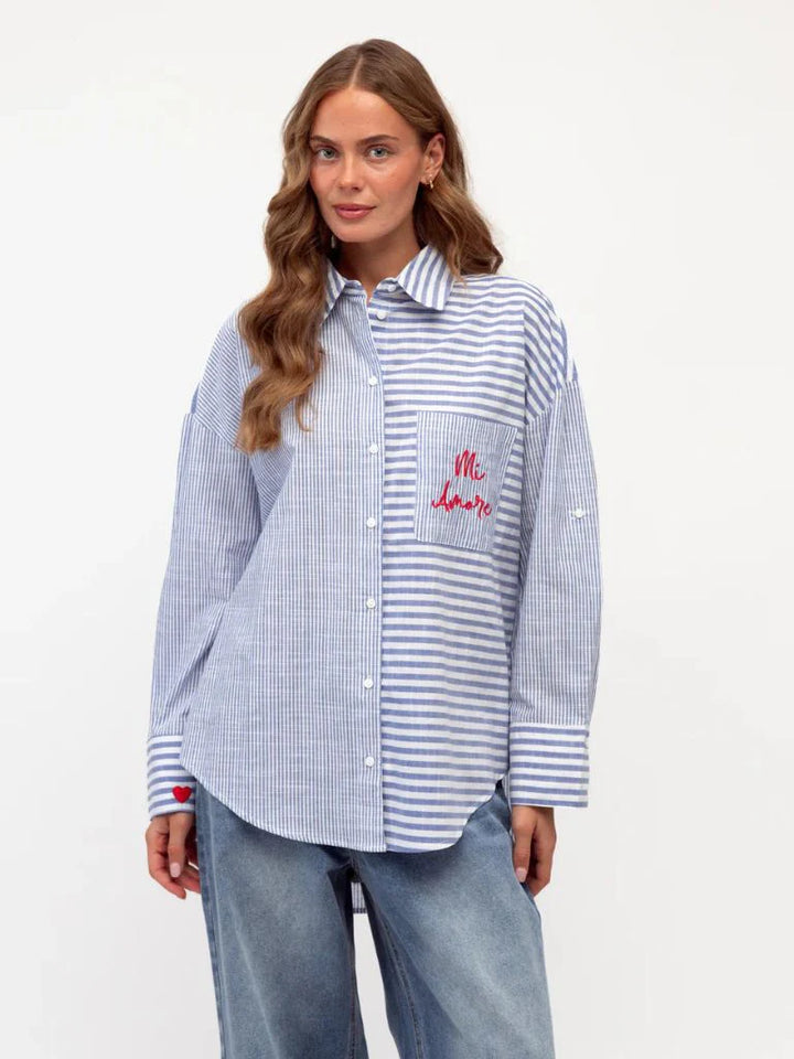 Mi Amore Striped Shirt