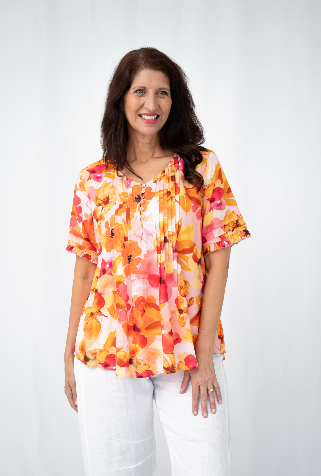 Sunrise Floral Top