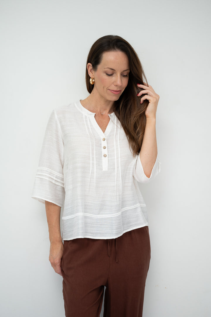 Paloma Pintuck Blouse