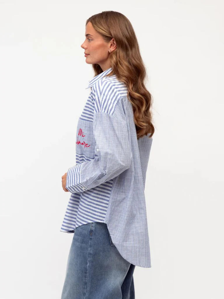 Mi Amore Striped Shirt