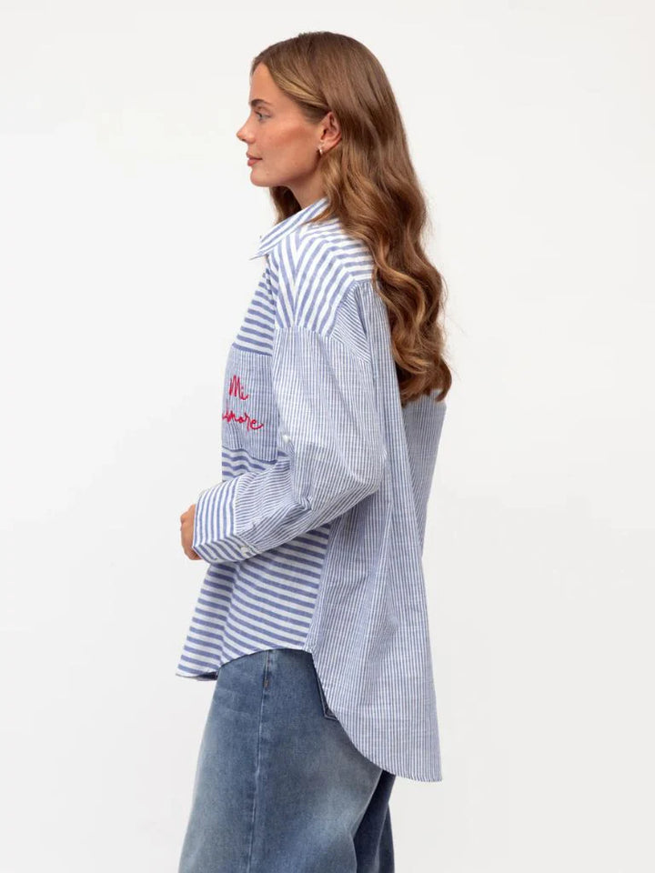 Mi Amore Striped Shirt