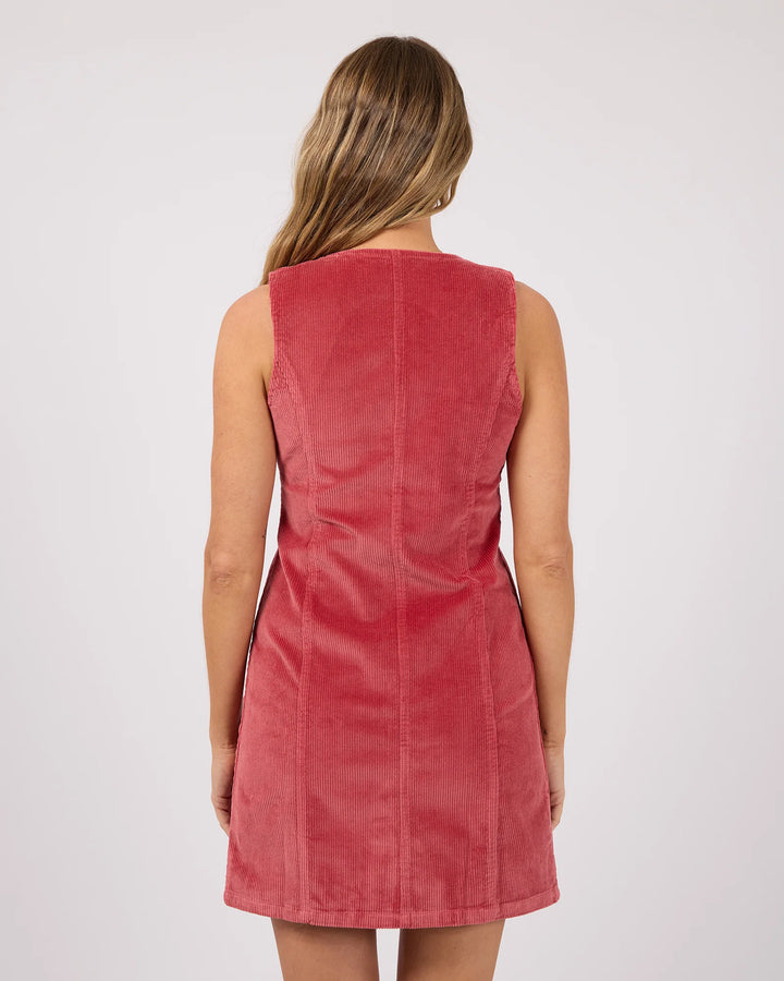 Mara Cord Dress Ruby