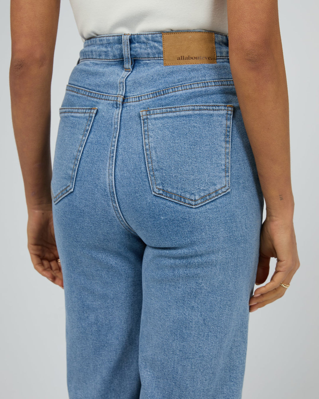 Charlie Wide Leg Jean Heritage Blue Denim