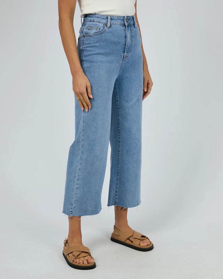 Charlie Wide Leg Jean Heritage Blue Denim