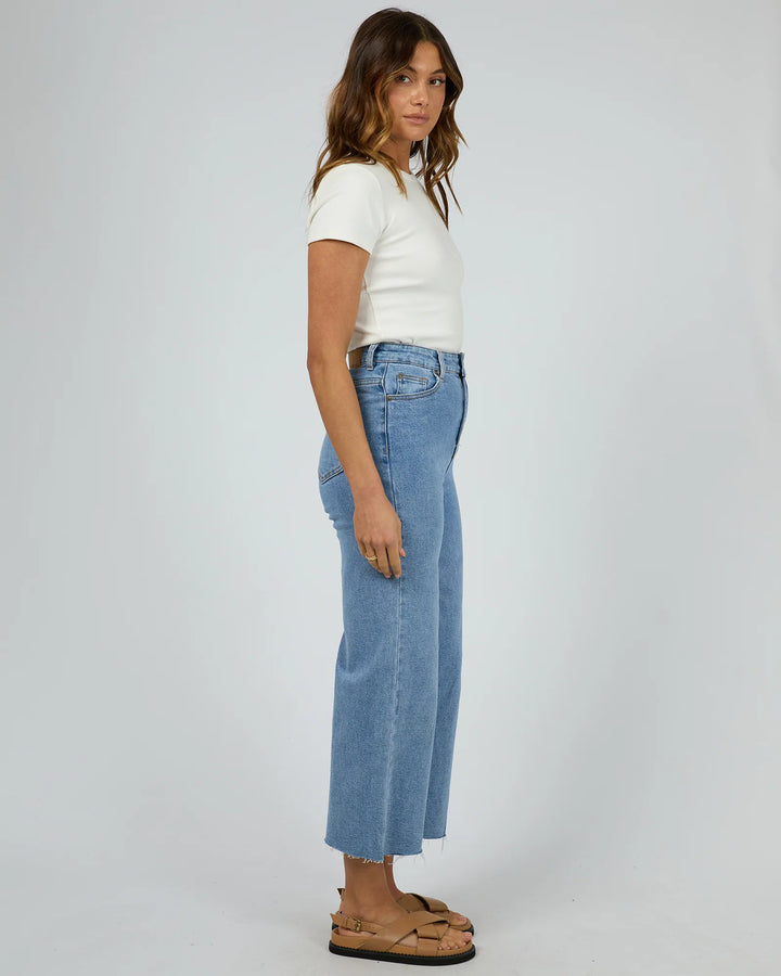 Charlie Wide Leg Jean Heritage Blue Denim
