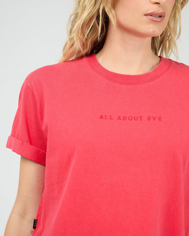 AAE Washed Tee Red