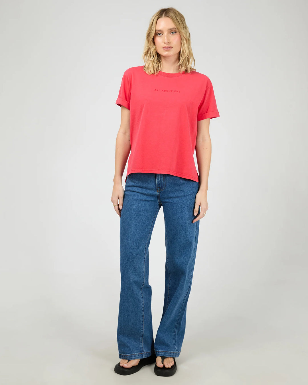 AAE Washed Tee Red