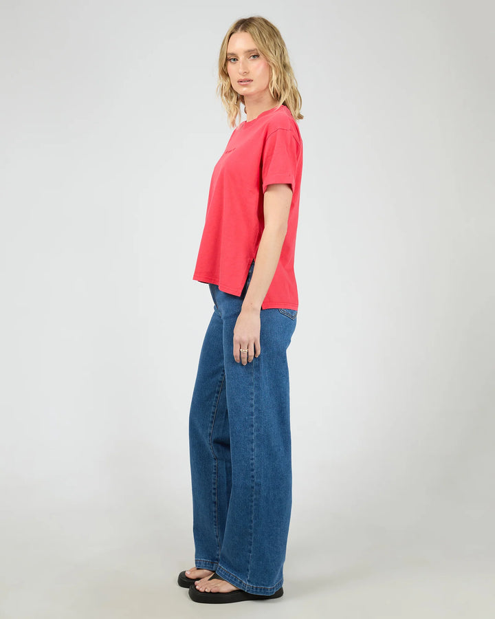 AAE Washed Tee Red