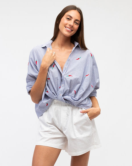 Alesia Chilli Stripe Shirt