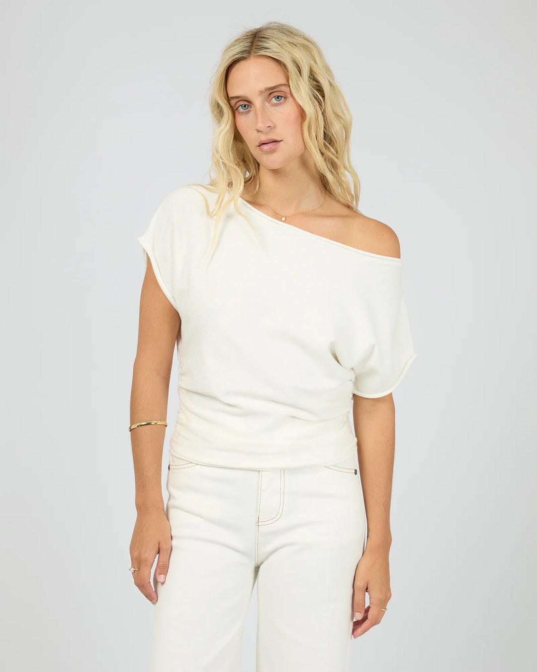Orla Off The Shoulder Top White