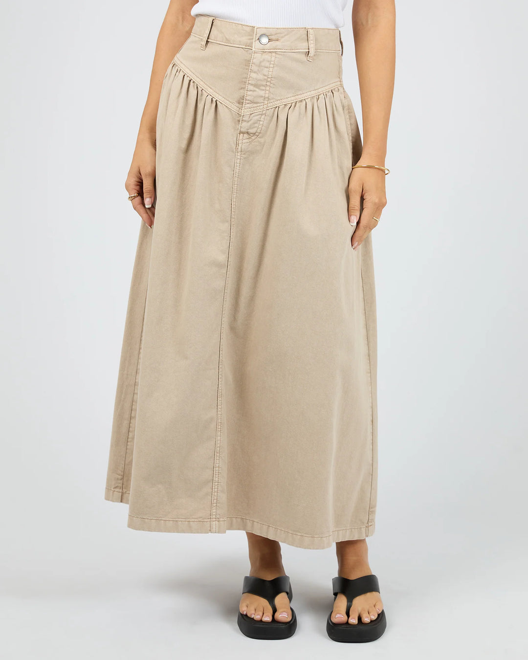 Arlo Maxi Skirt Beige
