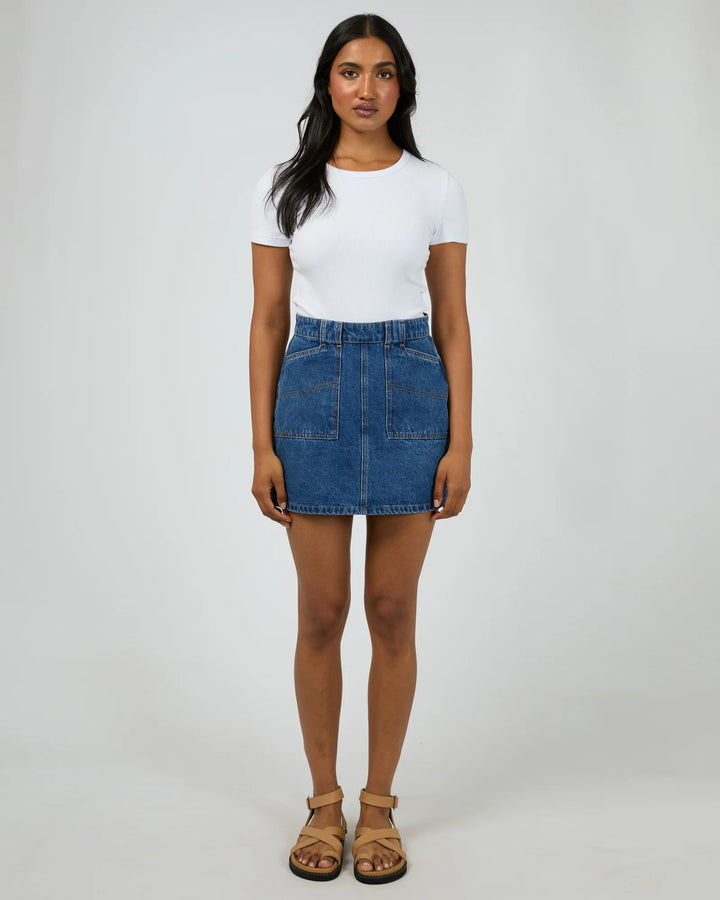 Becca Denim Skirt Heritage Blue
