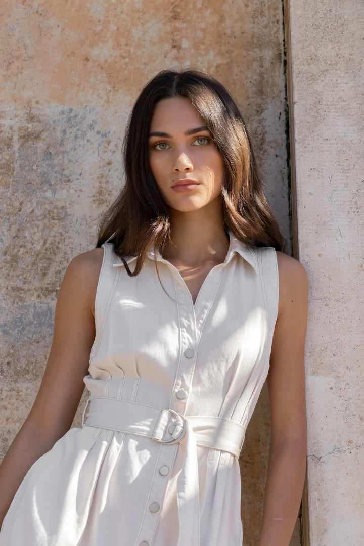 Crescent Denim Dress