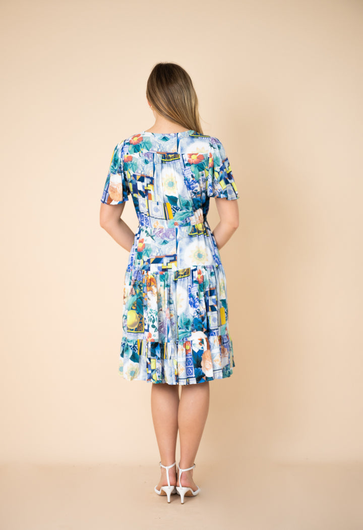 Amalfi Mosaic Selma Dress