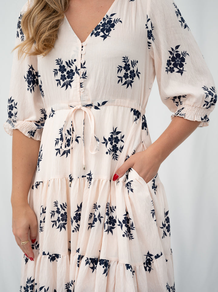 Scallop Print Selma Dress