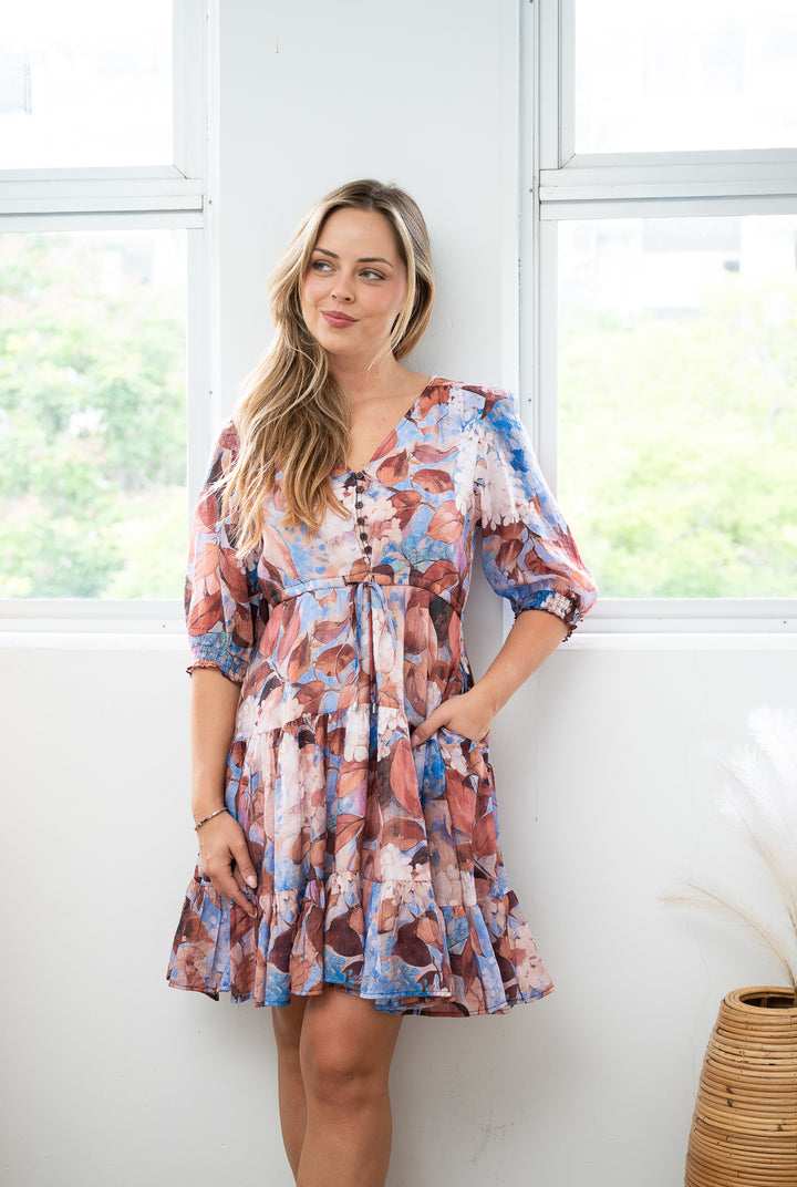 Florence Garden Selma Dress Blue