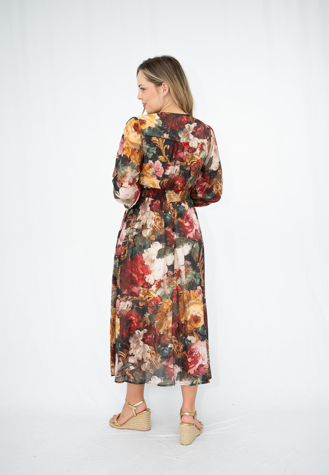 Autumn Muse Midi Dress