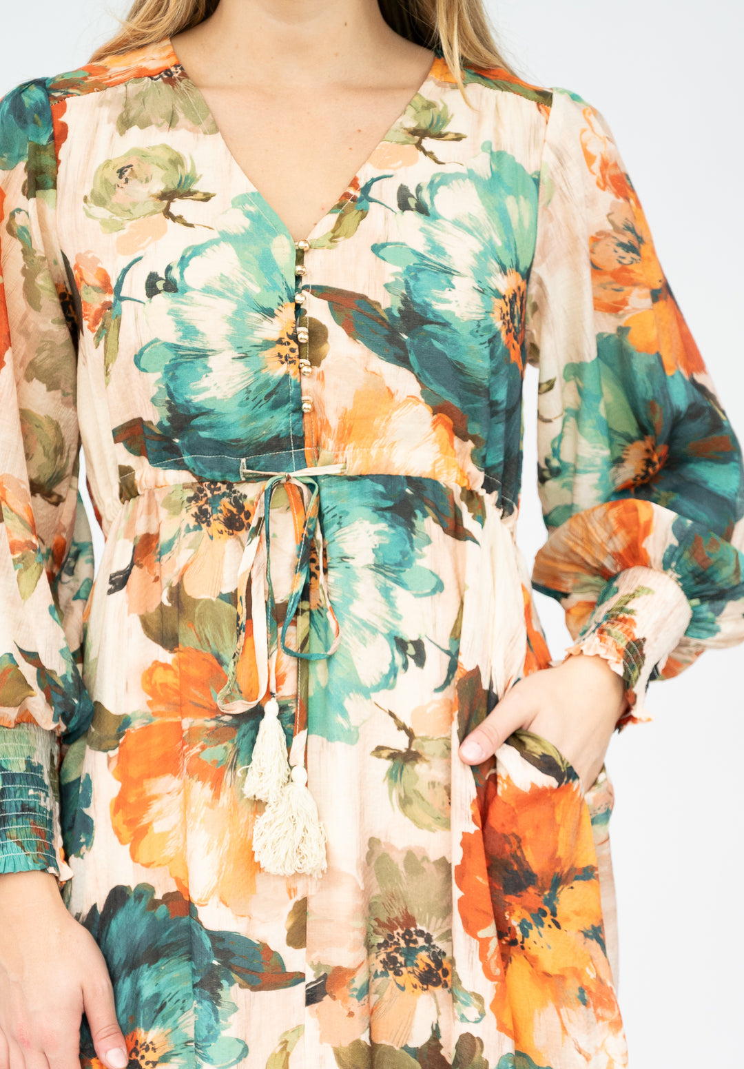 Savannah Bloom Maxi Dress