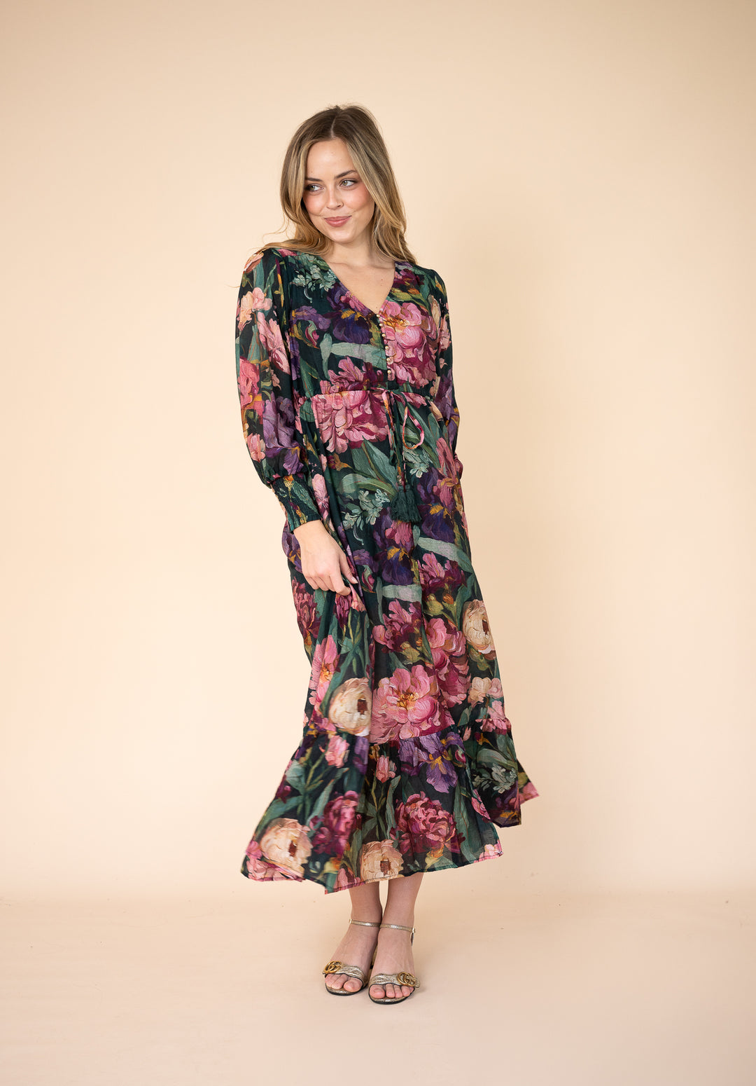 Winter Rose Selma Maxi Dress