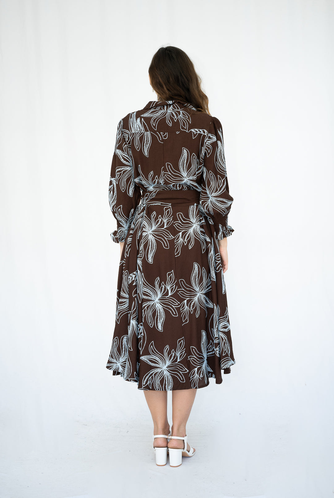 Clara Blue Blossom Dress