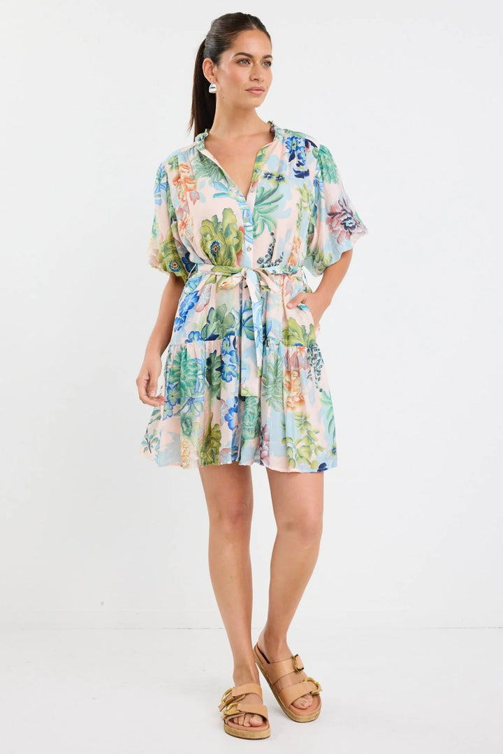 Delphi Blue Posy Mini Dress