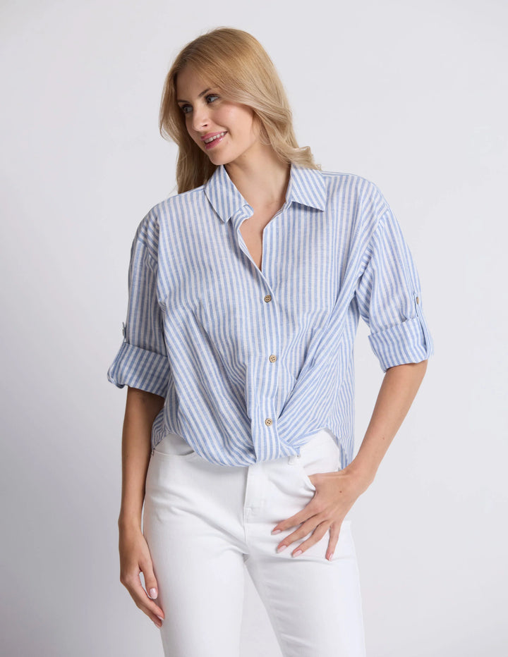 On Repeat Blouse Sea Stripe