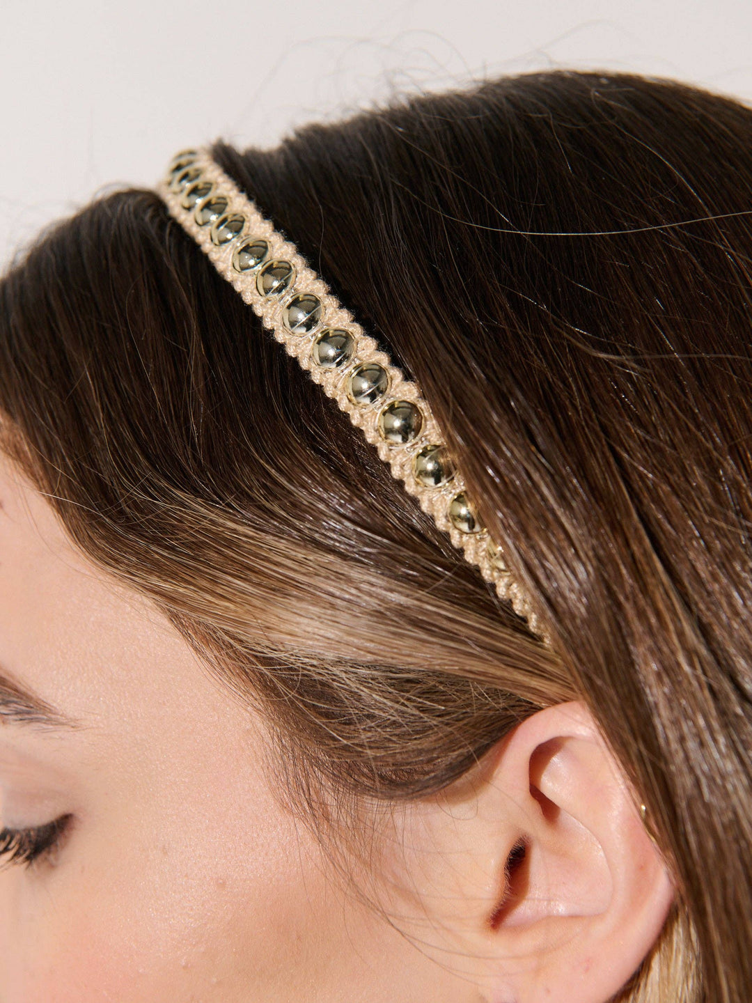 A close-up of a woman&