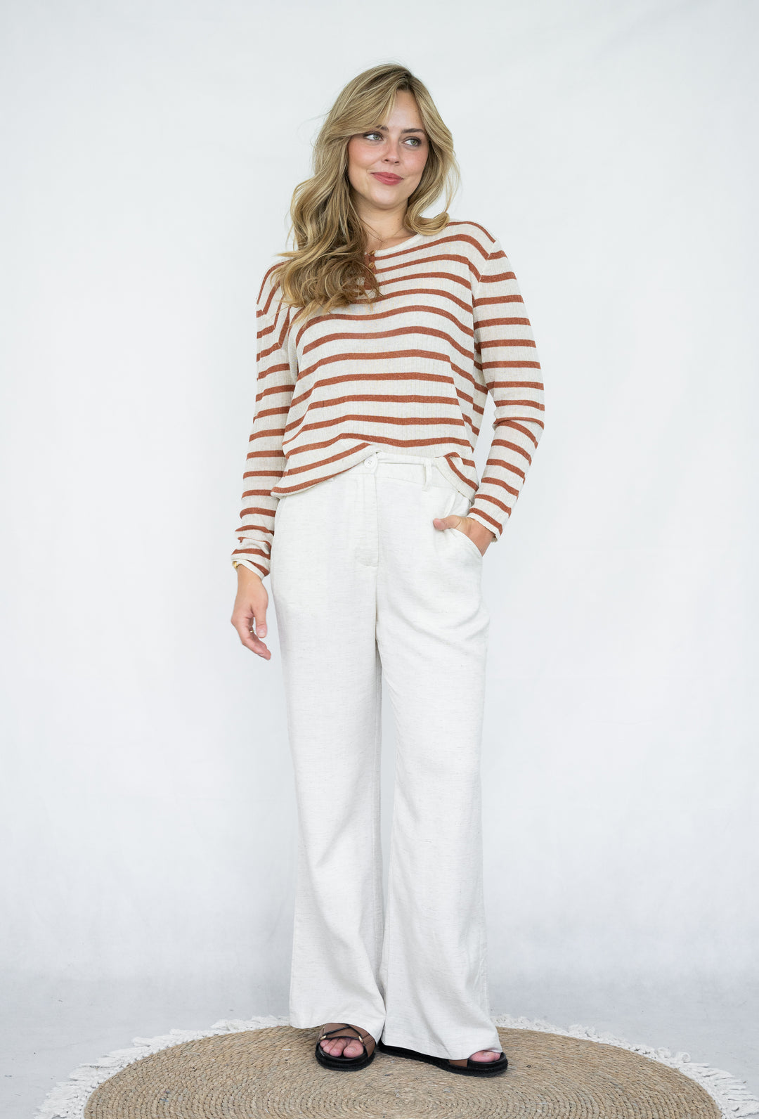 Fria Linen Pants Natural