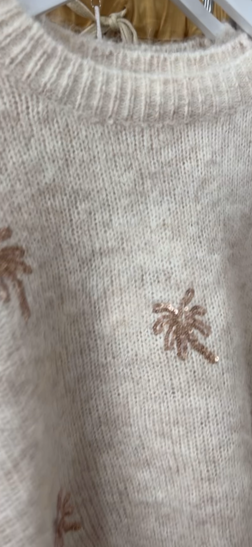 Rose Gold Palm Jumper
