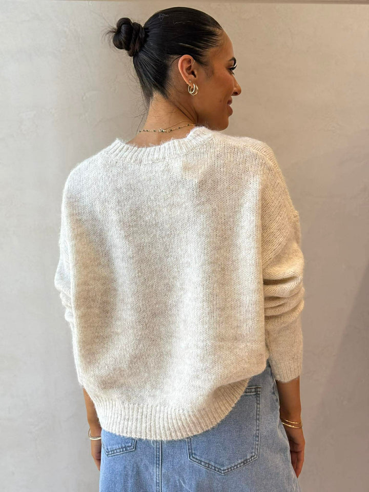 Rose Gold Palm Jumper