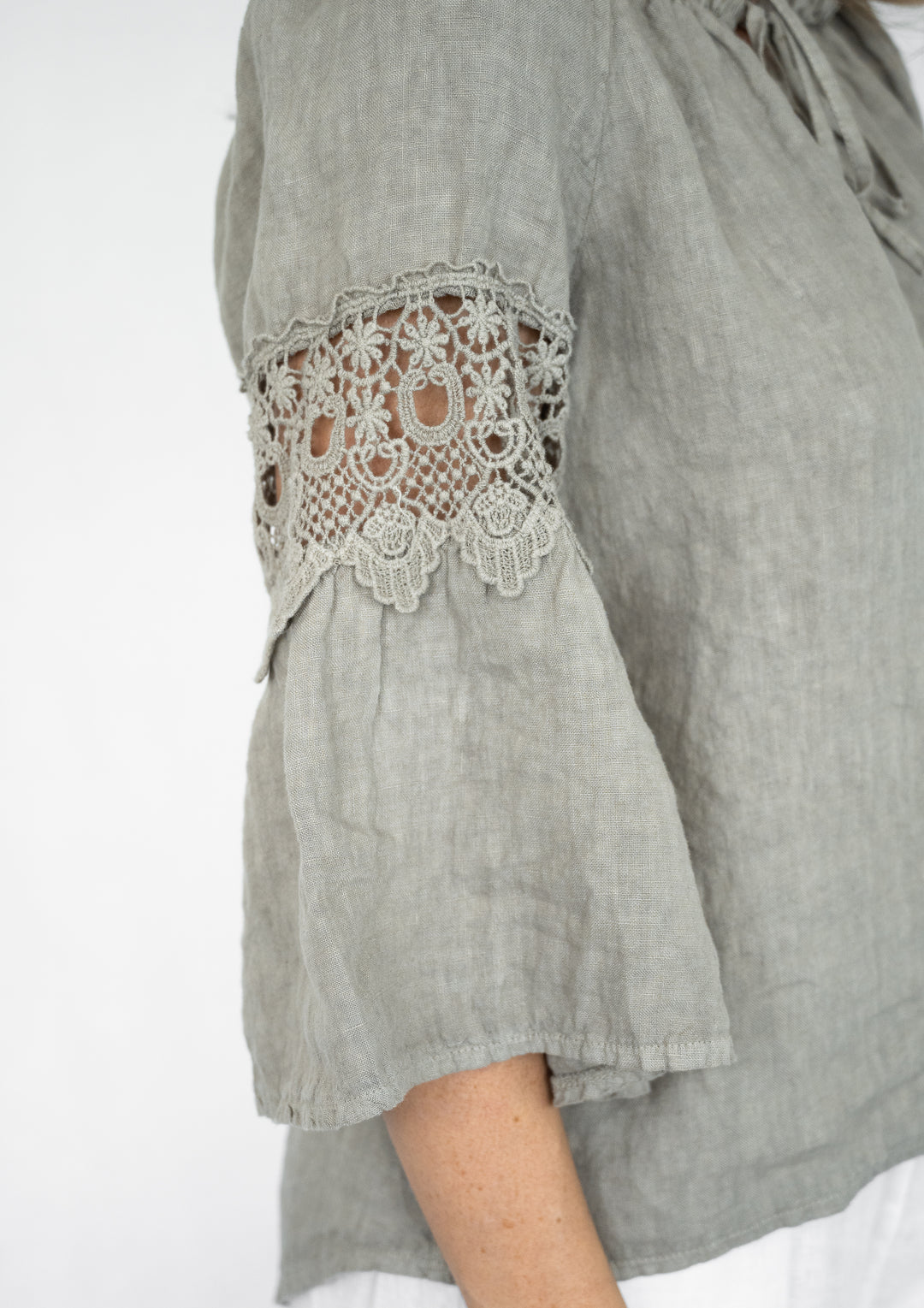 Positano Linen Top