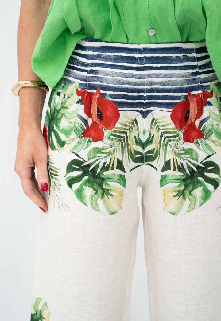 Capri Coast Linen Pants
